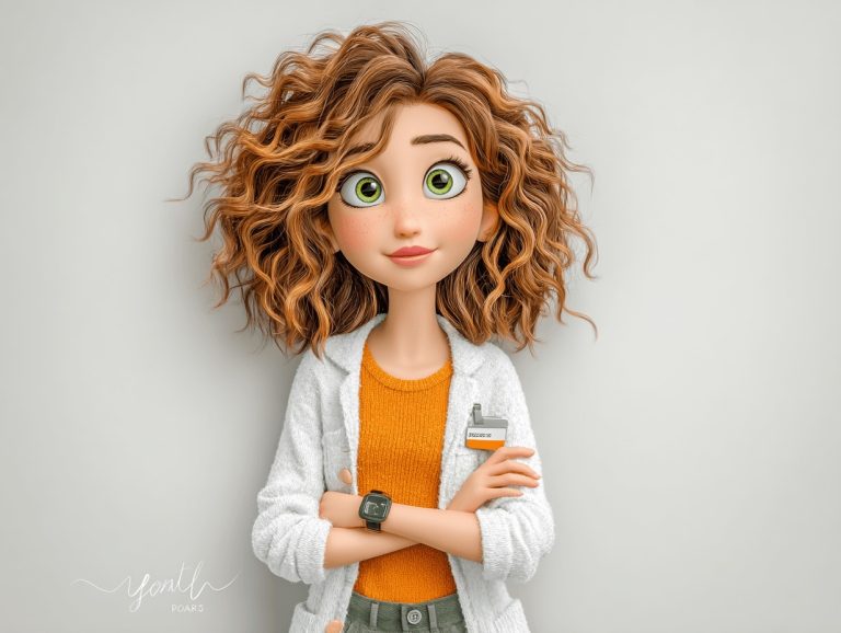 Çocuklarda yavaş yeme alışkanlığı nasıl kazandırılır? 1 Gülümseyen diyetisyen karakteri – 3D çizim
